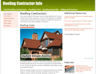 roofingcontractorinfo.com screenshot