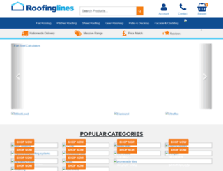 roofinglines.co.uk screenshot