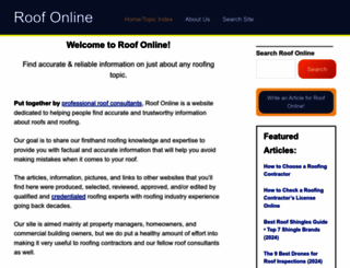 roofonline.com screenshot