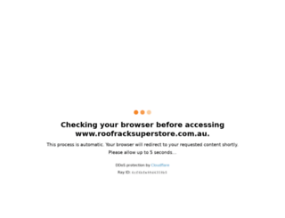 roofracksuperstore.com.au screenshot