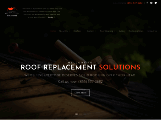 roofreplacementsolutions.com screenshot