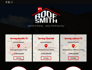 roofsmithconstruction.com screenshot
