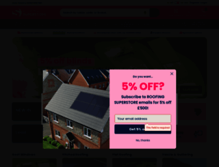 roofsuperstore.co.uk screenshot