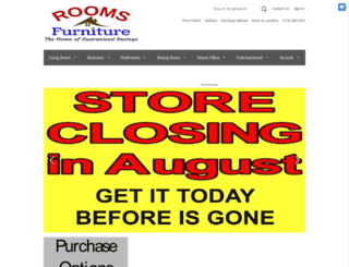 roomsfurniturehouston.com screenshot
