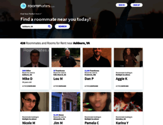roomshare.com screenshot