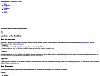 rootblockchain.io screenshot