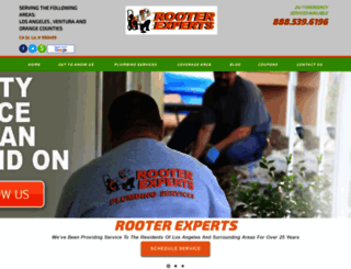 rooterexperts.com screenshot