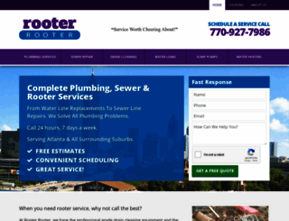 rooterrooter.com screenshot