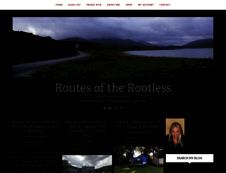 rootlessroutes.com screenshot