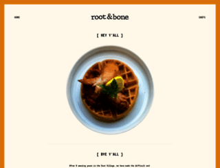 rootnbone.com screenshot