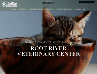 rootrivervetcenter.com screenshot