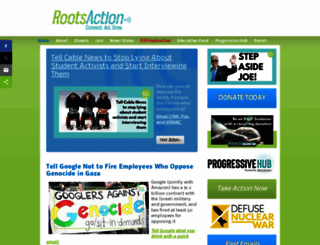 rootsaction.org screenshot