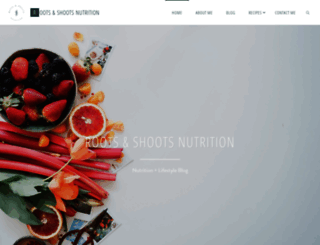 rootsandshootsnutrition.com screenshot