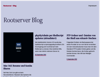 rootserver-blog.de screenshot