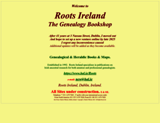 rootsireland.com screenshot