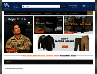 ropa-militar.com screenshot