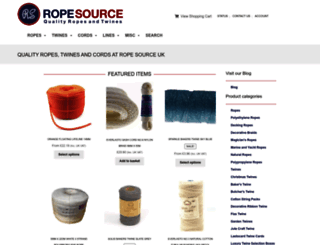 rope-source.co.uk screenshot