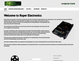 roperelectronics.co.uk screenshot