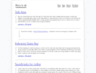 roryok.com screenshot