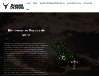rosaire-de-marie.fr screenshot