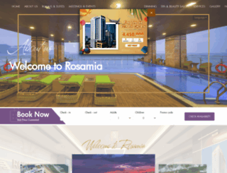 rosamiahotel.com screenshot