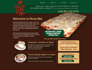 rosamiapizza.com screenshot