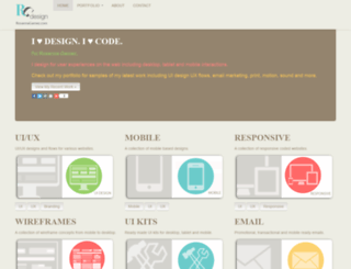 rosannagamez.com screenshot