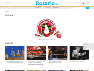 rosariocultura.gob.ar screenshot