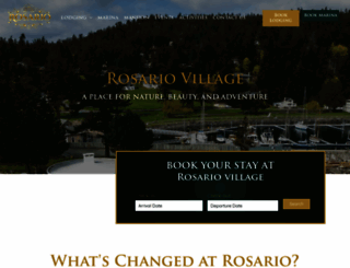 rosarioresort.com screenshot