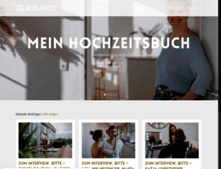 rosarothochzeiten.com screenshot