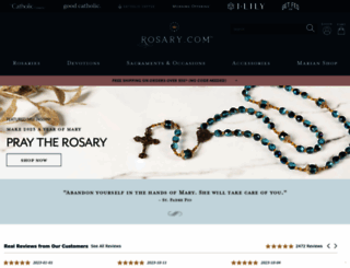 rosary.com screenshot