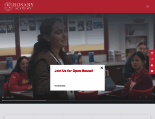 rosaryhs.org screenshot