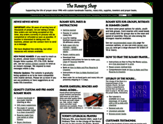 rosaryshop.com screenshot