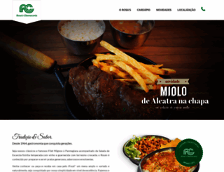 rosaschurrascaria.com.br screenshot