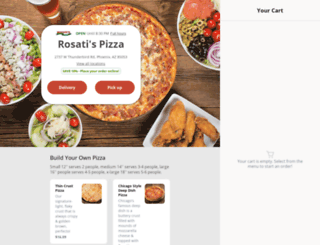 rosatispizzaofphoenix.com screenshot