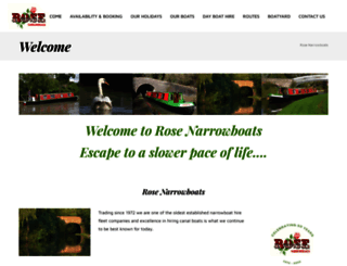 rose-narrowboats.co.uk screenshot