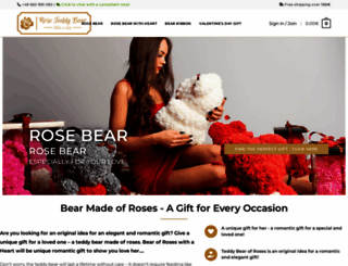 rose-teddy-bear.com screenshot