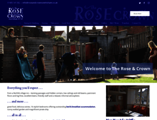 roseandcrownsnettisham.co.uk screenshot