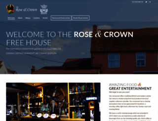 roseandcrownthorpe.co.uk screenshot