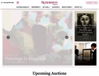 roseberys.co.uk screenshot