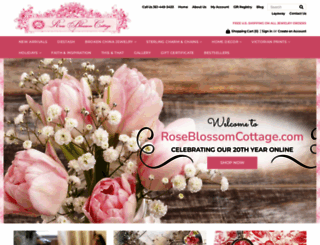 roseblossomcottage.com screenshot