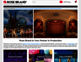 rosebrand.com screenshot