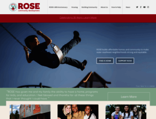 rosecdc.org screenshot