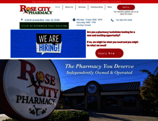 rosecityrx.net screenshot