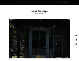 rosecottagetunstall.co.uk screenshot
