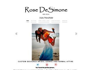 rosedesimone.com screenshot