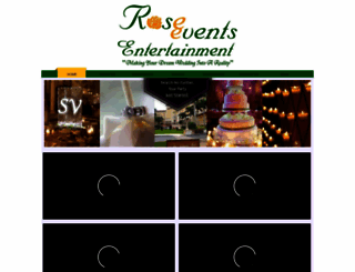 roseeventsentertainment.com screenshot