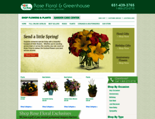 rosefloral.com screenshot