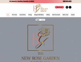 rosegardenbanquet.com screenshot
