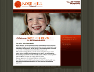 rosehilldental.ca screenshot